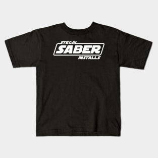 Stegal Saber Installs Kids T-Shirt